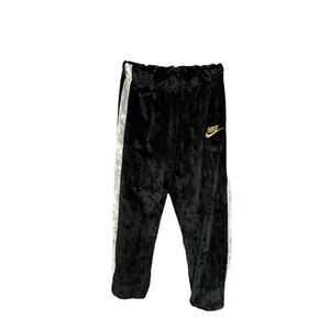 Nike Kids M Black Velvet Full Pants Kidcore Whimsi Twee Velvet 5-6 Yrs